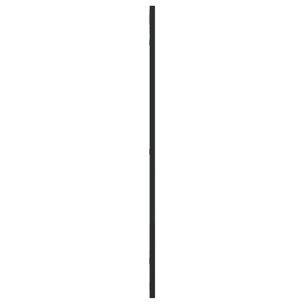 Wall Mirror 50x80 cm Black Iron Frame Minimalist Home Decor