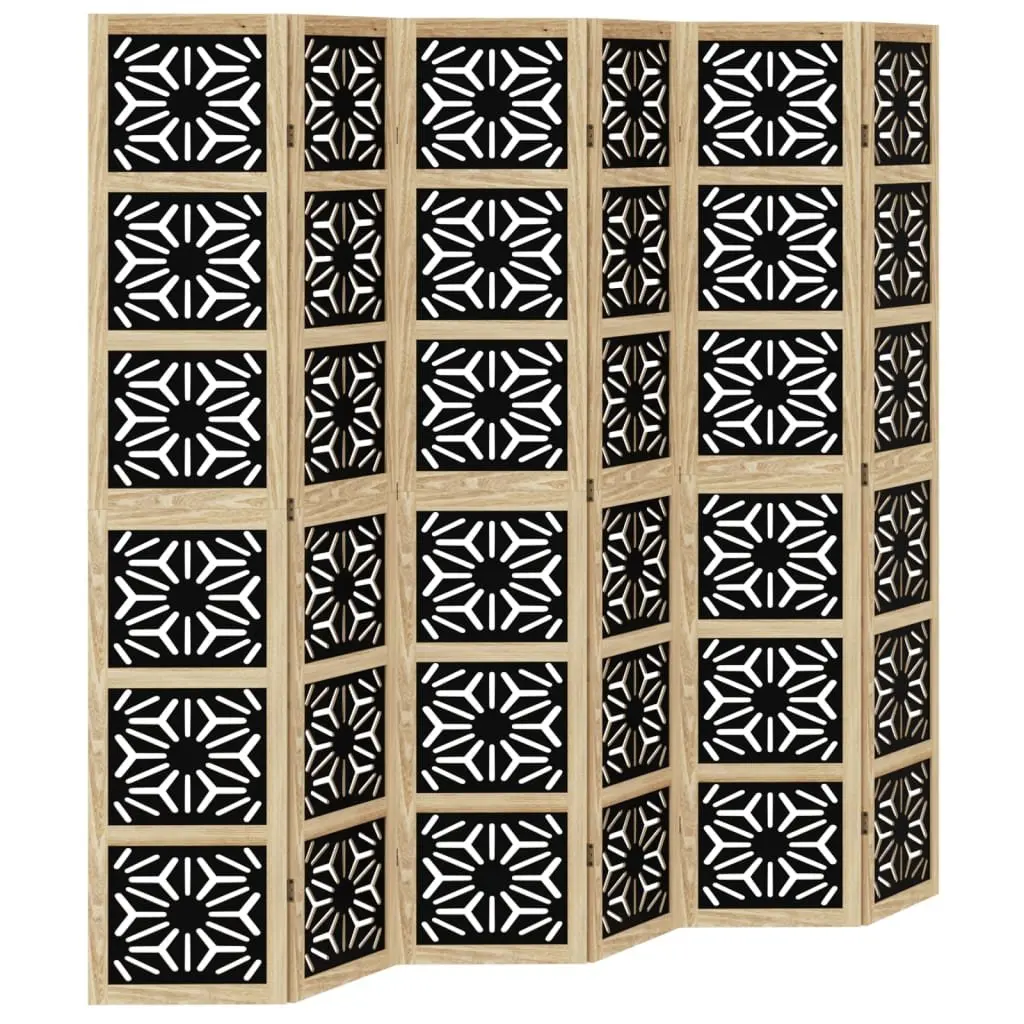 Room Divider 6 Panel Folding Privacy Screen Indoor Bedroom Living Space