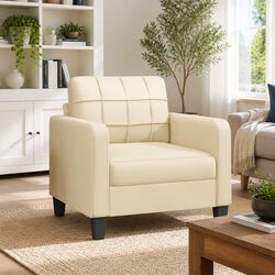Stylish Cream Sofa Chair for a Cozy Living Space