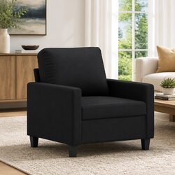 Elevate Your Home with This Black Sofa Chair