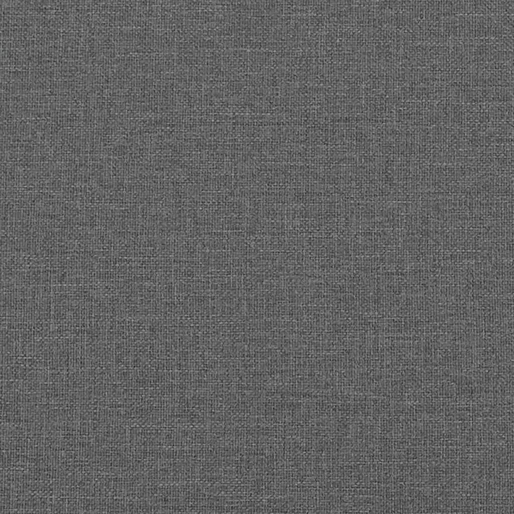 2-Seater Sofa 140cm Dark Grey Upholstered Lounge Couch
