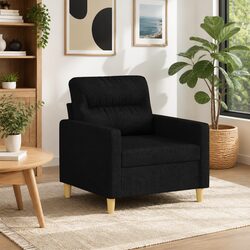 Black Compact Armchair Enhancing Your Living Space