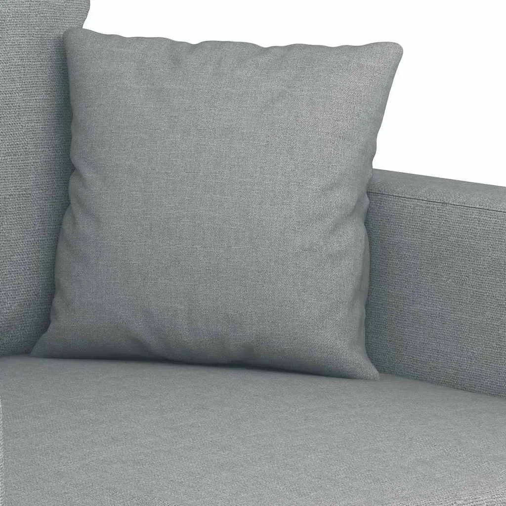 Sofa Chair 60cm Grey Fabric Modern Armchair Lounge Single Seat Living Room Furniture