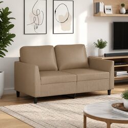 Elevate Your Living Space with a 2-Seater Brown Sofa