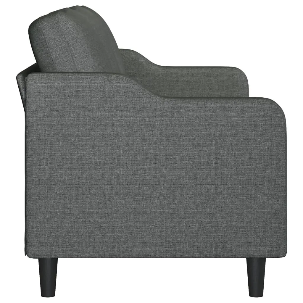 3-Seater Sofa Grey 180cm Fabric Couch Living Room Furniture Lounge Seat