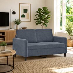 Enhance Your Living Room with this Cozy 2-Seater Sofa