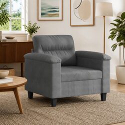 Modern Grey Sofa Chair 60cm for Your Relaxation Space