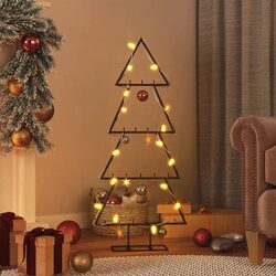 Customizable 90cm Black Steel Christmas Tree Frame