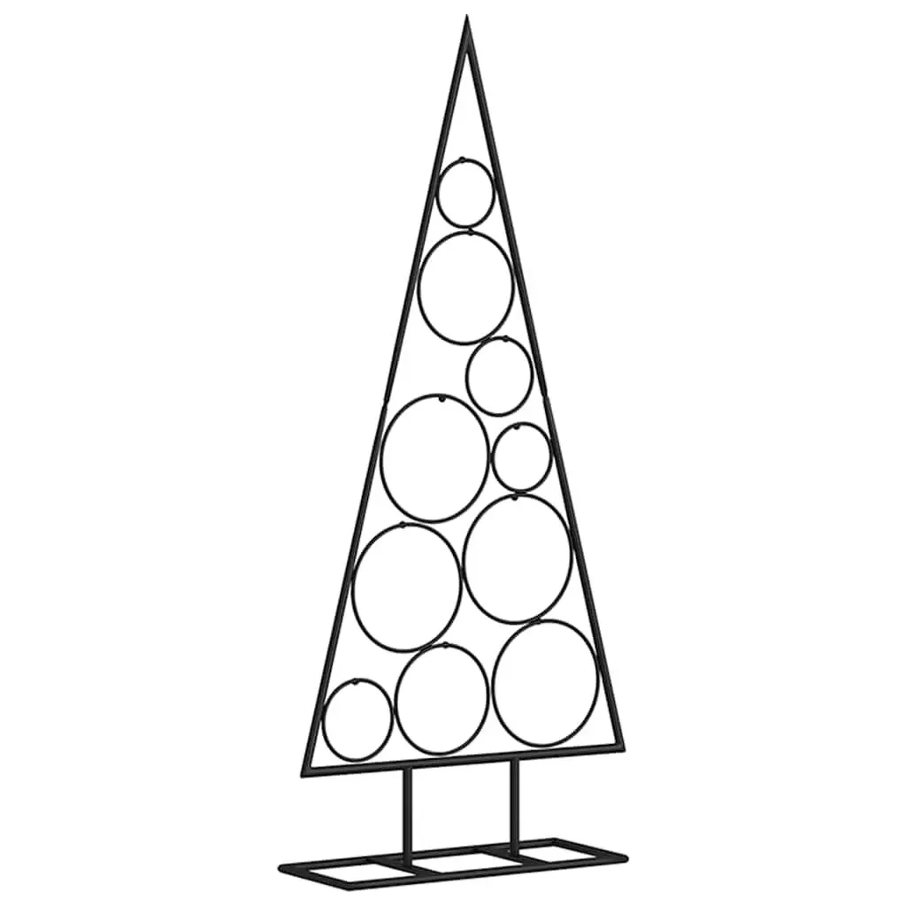 Metal Christmas Tree Frame 90cm Black DIY Decoration Modern Holiday Home Decor
