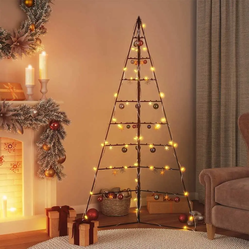 DIY Decoration Metal Tree Frame 180cm Black Sturdy Steel Seasonal Holiday