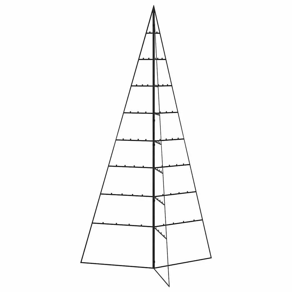 DIY Decoration Metal Tree Frame 180cm Black Sturdy Steel Seasonal Holiday