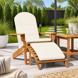 Enhance Your Garden with an Adirondack Footrest Chair