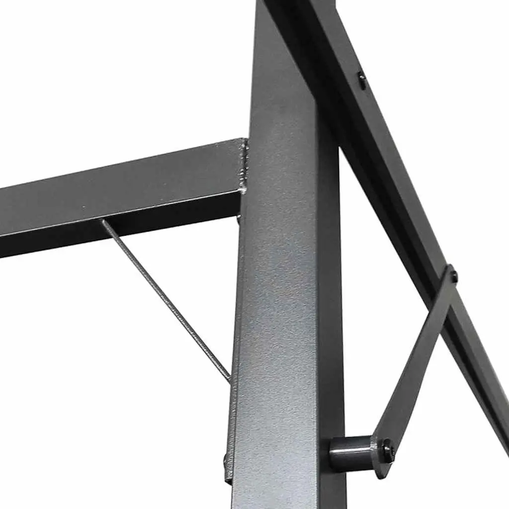 Retractable Roof Pergola 395L x 292W x 230H cm Anthracite Outdoor Canopy Shelter
