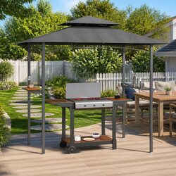 Elevate Your Outdoor Space with an Anthracite BBQ Gazebo 240x150x243 cm
