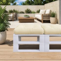 Transform Your Living Space with a Cream Pallet Cushion