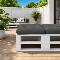 Stylish Anthracite Pallet Cushion for Indoor and Outdoor Use