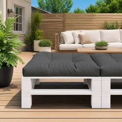Transform Your Space with a Stylish Black Pallet Cushion
