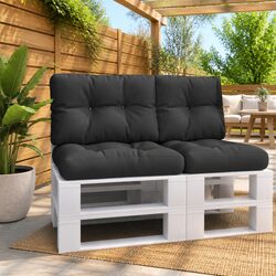 Transform Your Outdoor Space with This Black Pallet Cushion