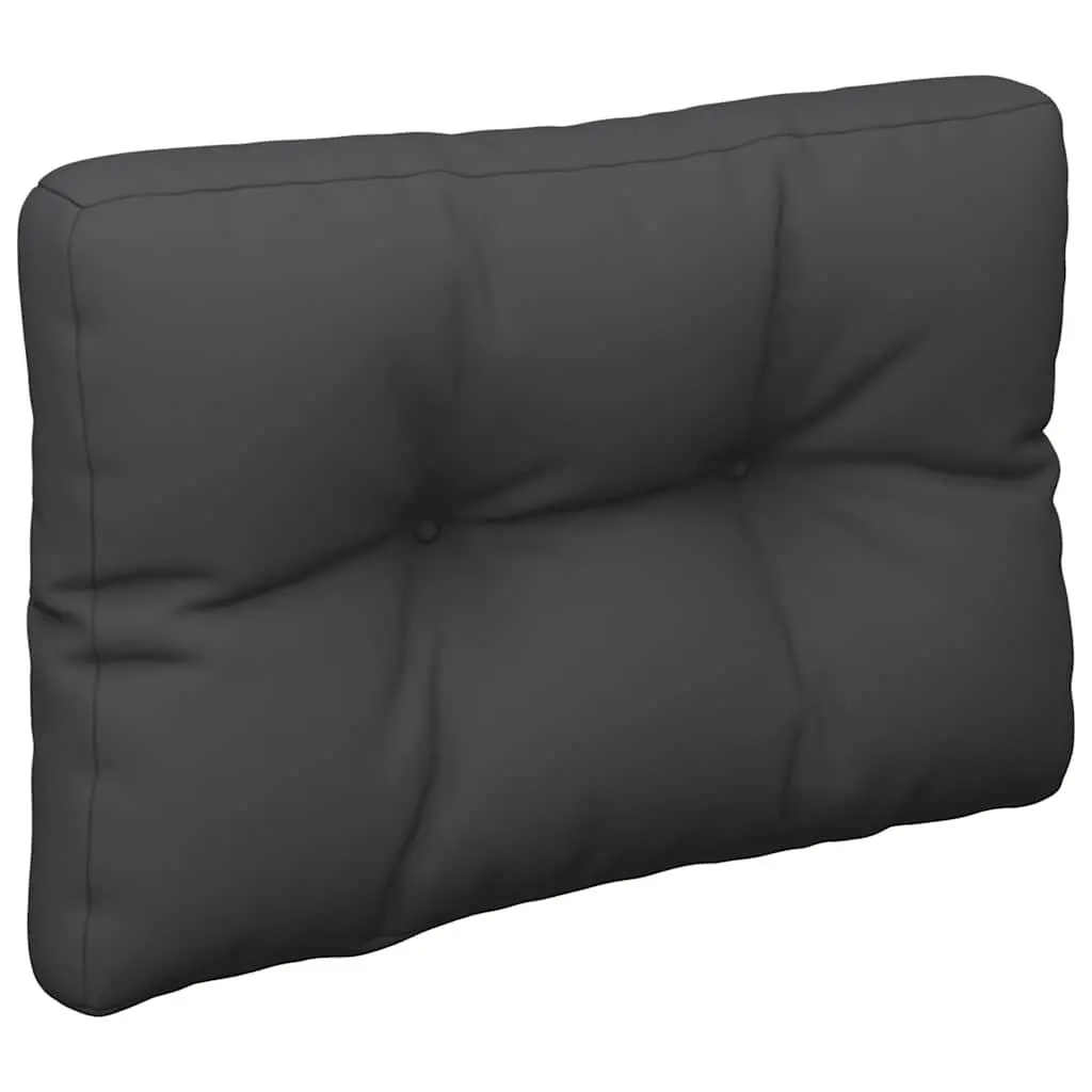 Pallet Cushion 50x40x12 cm Black Durable Polyester Soft Hollow Fibre Filling