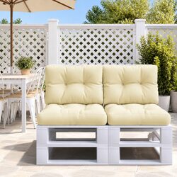 Pallet Cushion Cream 60x40x12 cm Enhance Your Living Space