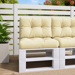 Enhance Your Space with Cream Outdoor Pallet Cushions