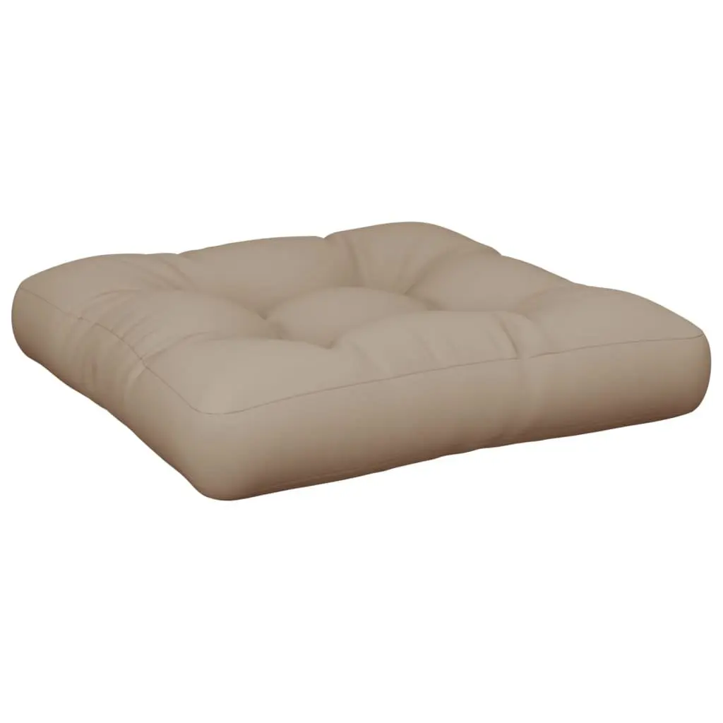 Pallet Cushions 2 pc Set Taupe Fabric Outdoor Garden Sofa Seat Pad