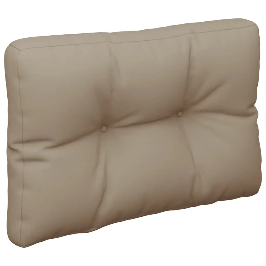Pallet Cushions 2 pc Set Taupe Fabric Outdoor Garden Sofa Seat Pad