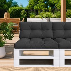 Stylish Black Pallet Cushions 2 pcs for Cozy Spaces