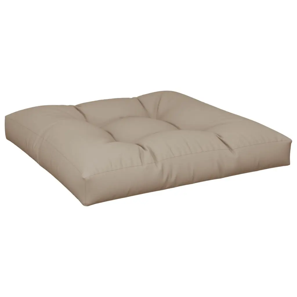 Pallet Cushions 2 Pieces Taupe Outdoor Garden Furniture Sofa Seat Pad Comfort