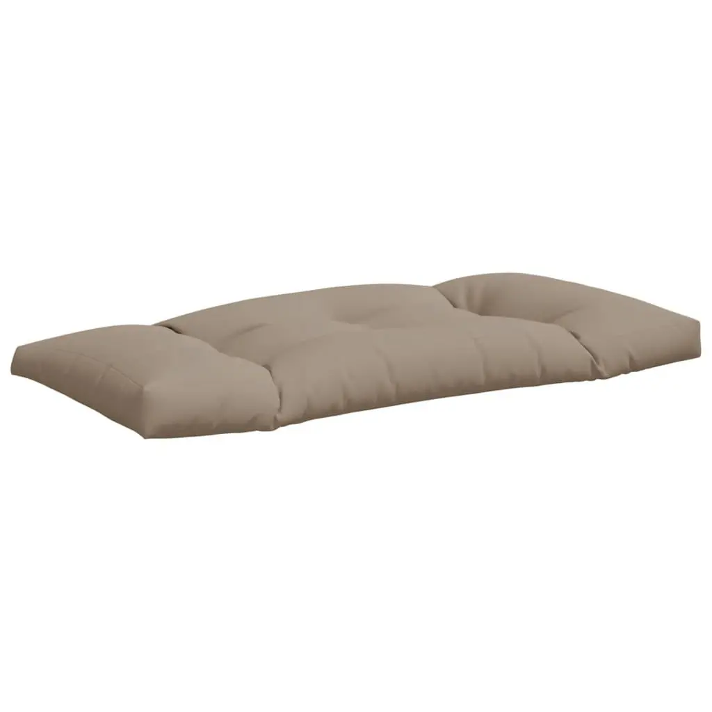 Pallet Cushions 2 pcs Taupe Soft Filling UV Resistant Water Resistant