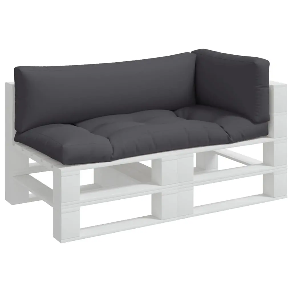 Pallet Cushions 3 pcs Anthracite Outdoor Garden Furniture Seat Pad