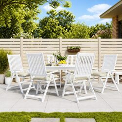 Comfortable 6-Piece Chair Cushion Set for Outdoor Spaces