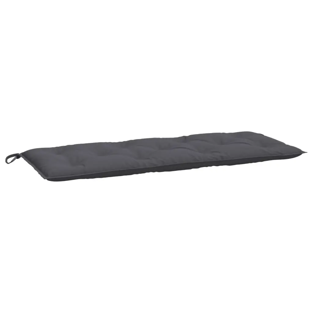 Garden Bench Cushion 120x50x7cm Anthracite Oxford Fabric Water-Resistant Non-Slip