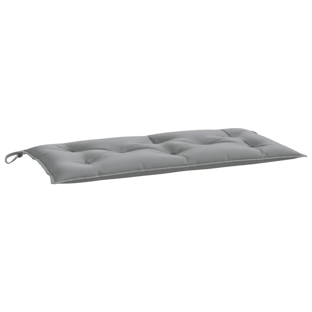Garden Bench Cushions 2pcs Grey Oxford Fabric Lightweight Water-Resistant Outdoor Patio Seat Pad