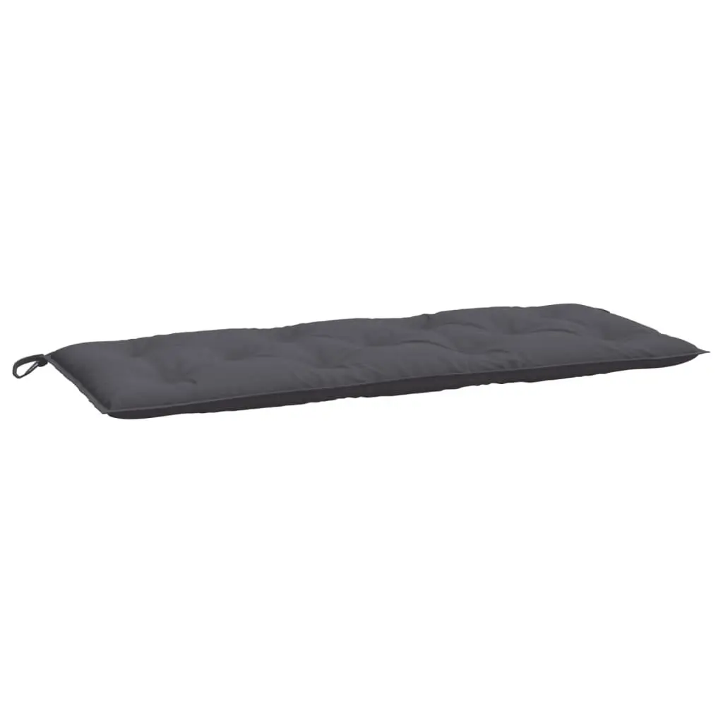 Garden Bench Cushions 120x50cm 2pcs Oxford Fabric Anthracite Water-Resistant Non-Slip