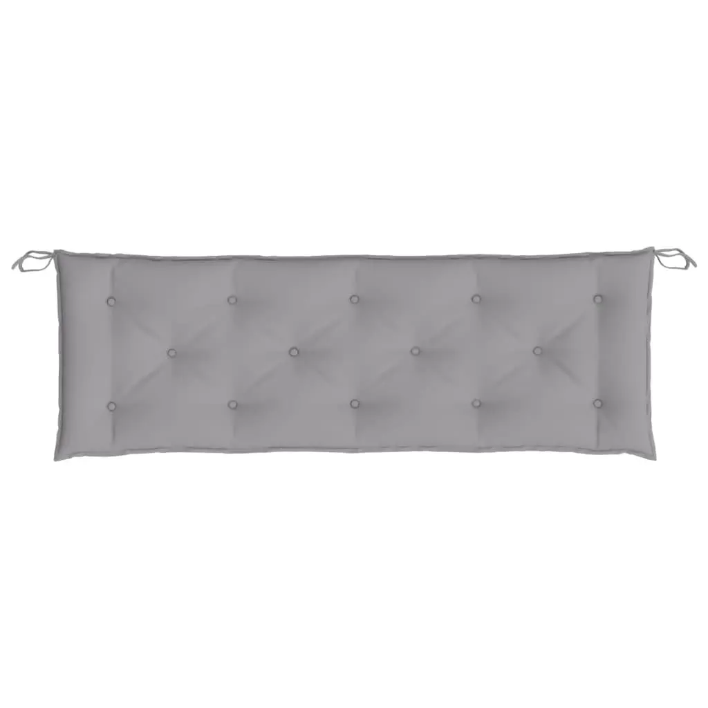 Garden Bench Cushion 150x50cm Water-Resistant Oxford Fabric Non-Slip Ropes 2 Pieces