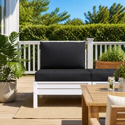 Transform Your Space with Black Oxford Pallet Cushions – 2 Pack
