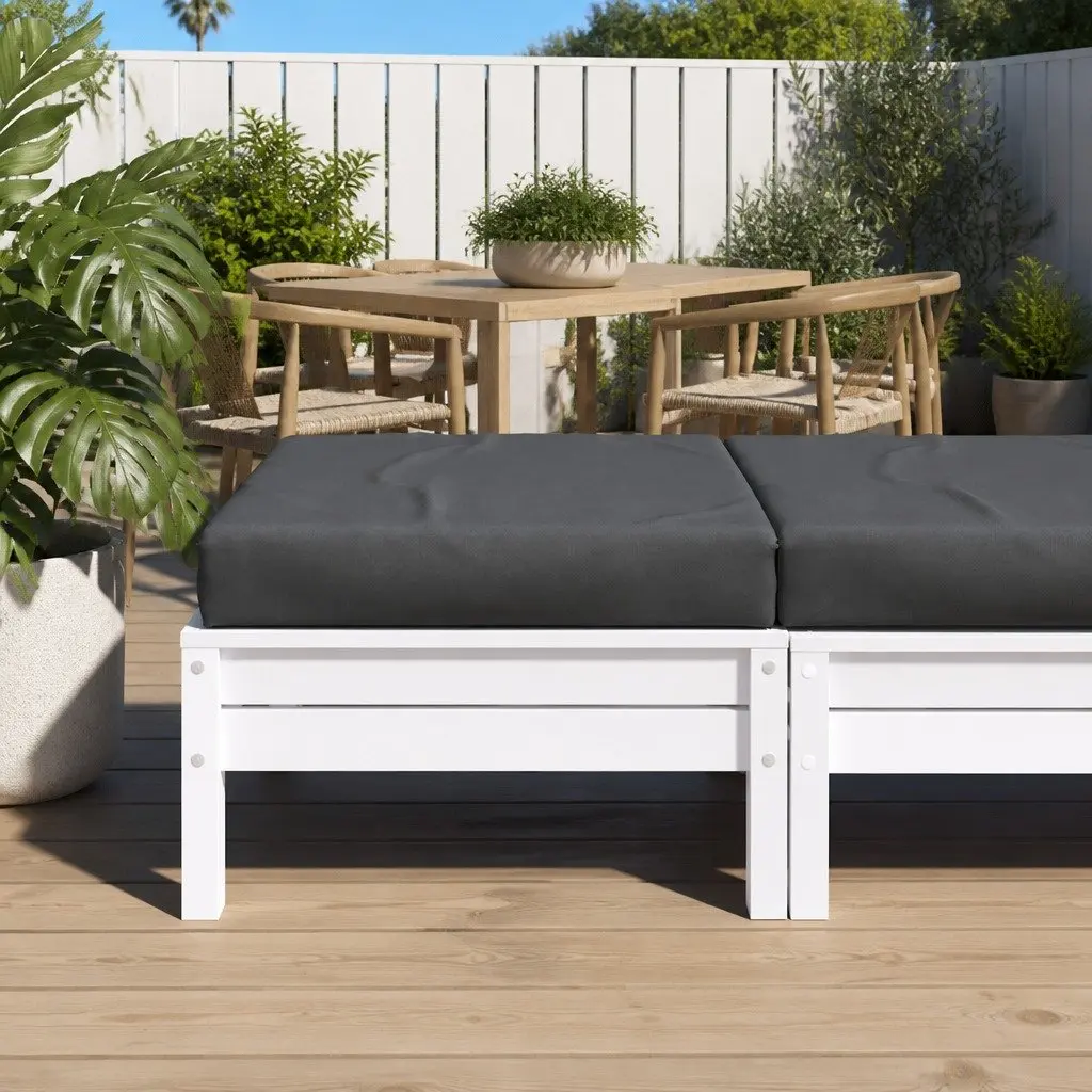Pallet Cushion 60x60x9.5 cm Anthracite Oxford Fabric Outdoor Garden Seat Pad
