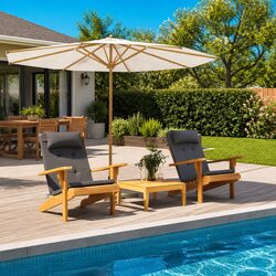 Adirondack Chair Cushions 2 pcs for Outdoor Comfort