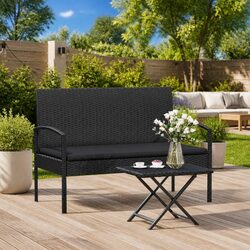 Enhance Your Outdoor Space with a Black Garden Bench