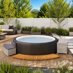 Enhance Your Outdoor Space with a Hot Tub Surround