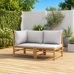Enhance Your Garden with This Bamboo Lounge Set