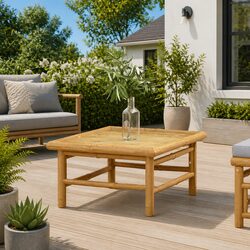 Enhance Your Outdoor Space with Bamboo Garden Table
