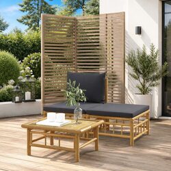 Modular 3-Piece Outdoor Sofa Set for a Stylish Garden