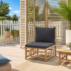Transform Your Outdoors with Bamboo Middle Sofa Section