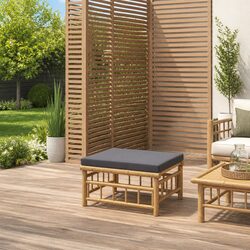 Upgrade Your Outdoor Space with a Comfortable Bamboo Footstool