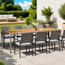 Elevate Your Outdoor Space with a Grey Garden Dining Table