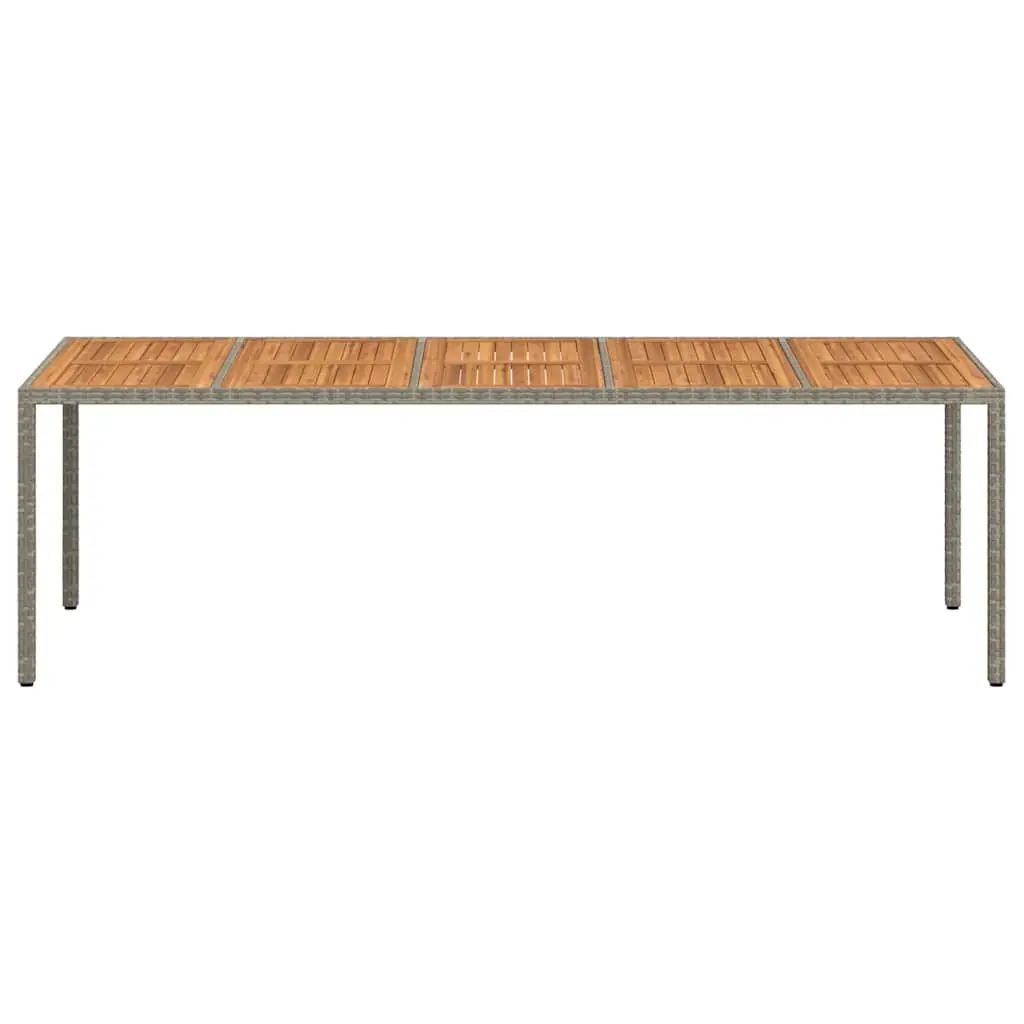 Grey Garden Dining Table