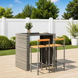 Stylish Grey Bar Stools for Indoor and Outdoor Use