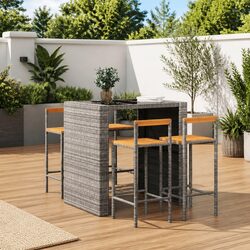 Stylish Bar Stools Set of 4 for Indoor and Outdoor Use